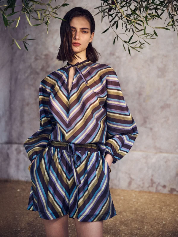 Clothes MILLA  SHORTS STRIPED CORDON