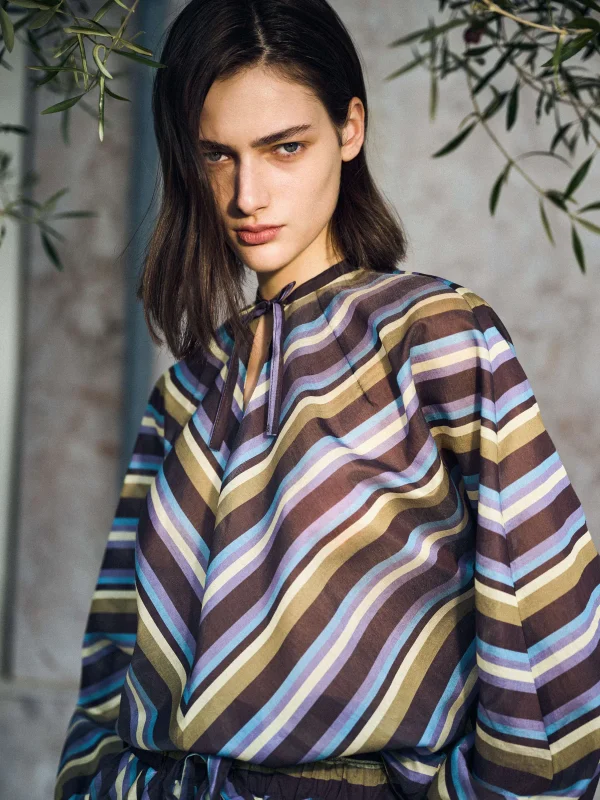 Clothes MILLA BLOUSE STRIPED