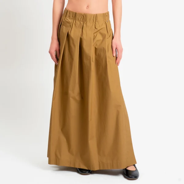 Clothes PHILIA LOFT – PLEATED COTTON POPLIN SKIRT