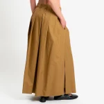 Clothes PHILIA LOFT – PLEATED COTTON POPLIN SKIRT