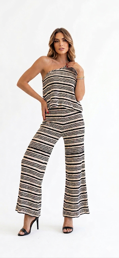 Clothing CKONTOVA STRIPED KNIT TOP AND PANTS