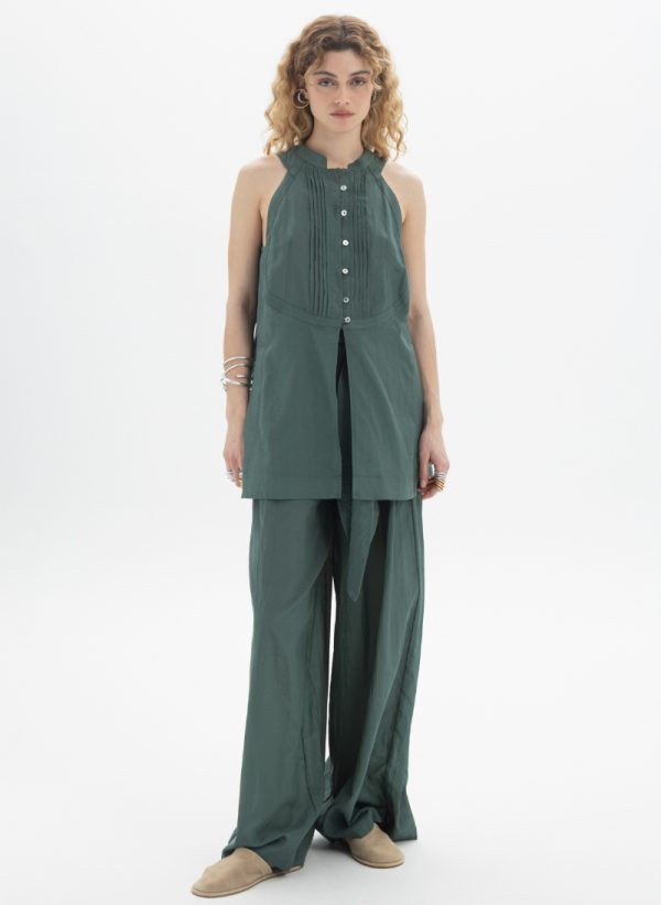 New Collection BLACK & BLACK SLEEVELESS BID SHIRT