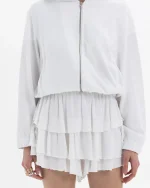 Clothes BLACK & BLACK HOODED JACKET