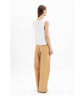 New Collection MY T SLEEVELESS MINIMALIST ROUND NECK TOP