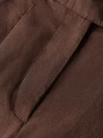 Clothes SCOTCH & SODA QUINN MID RISE WIDE LEG LINEN COTTON PANTS