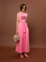 Clothes WE ARE SLEEVELESS COTTON DRESS