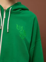 Clothing WE ARE FUTTER CROPPED ZIPPED HOODIE