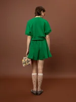 Clothing WE ARE FUTTER CROPPED TOP – GREEN