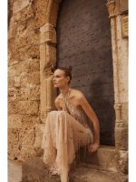 Clothing ALLURE EVENING MAXI DRESS WITH DECORATIVE DETAILS