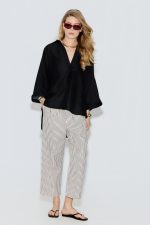 Clothes AVANT GARDE STRIPPED  TROUSER