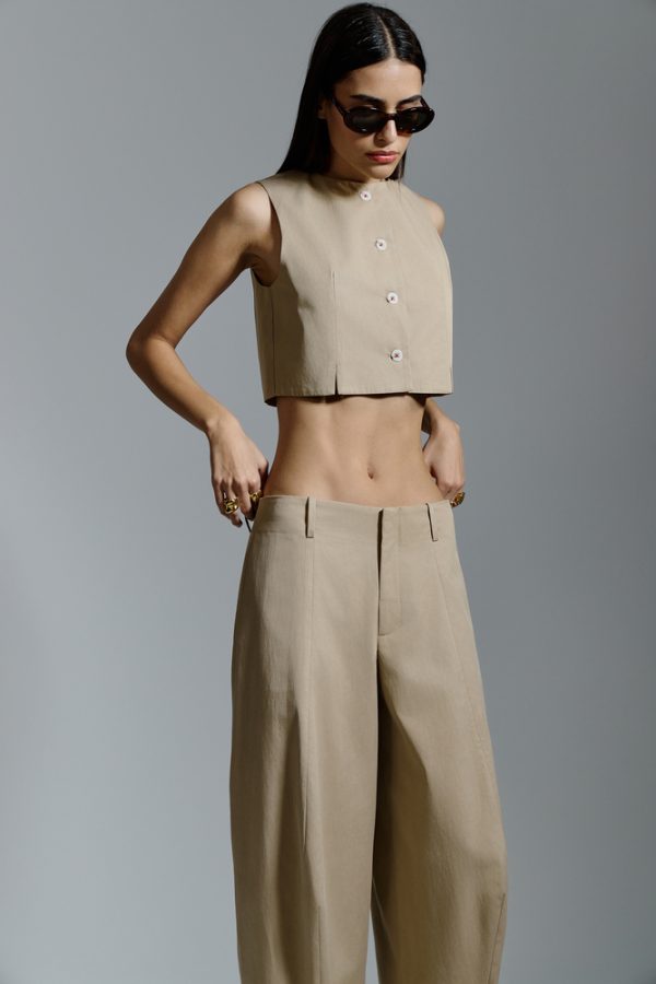 Clothing AVANT GARDE CROPPED PANTS