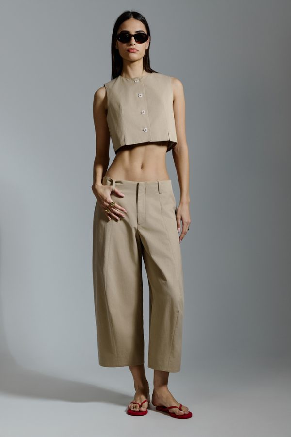 Clothing AVANT GARDE CROPPED PANTS