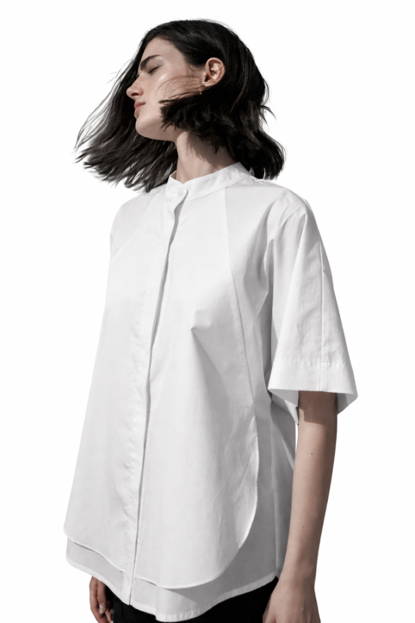 Clothes MILLA CREW NECK SHIRT ASYMMETRICAL