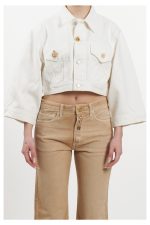 Clothes VICOLO CROPPED JACKET WITH JEWEL BUTTONS