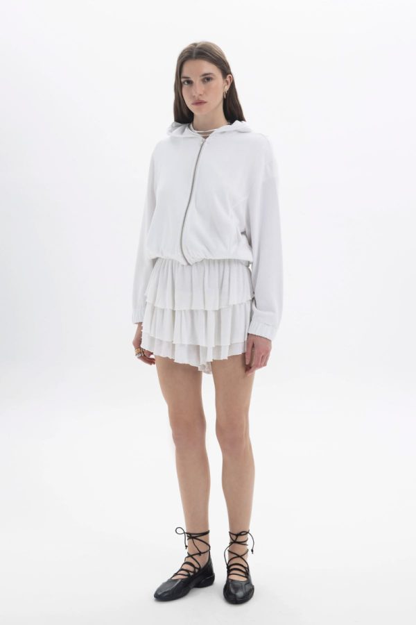 Clothes BLACK & BLACK HOODED JACKET