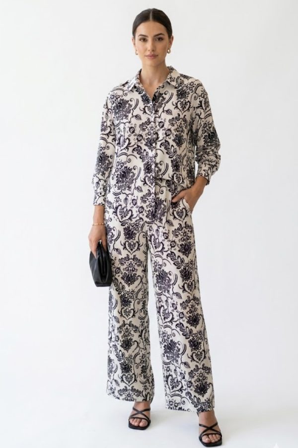 New Collection MY T TWO PIECE FLORAL PRINT CO ORD SET