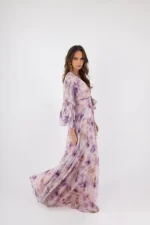 Clothes OPEN FASHION WOMEN’S FLORAL MAXI WRAP DRESS