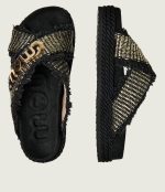 Clothes MOU CRISS-CROSS ROPE SANDAL RAFFIA