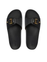 New Collection LAUREN RALPH LAUREN TASHA LEATHER SLIDE SANDAL