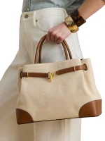 New Collection LAUREN RALPH LAUREN BLKE LG SCHL-SATCHEL – LARGE