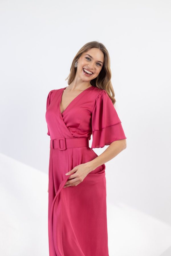 Clothing OPEN FASHION MAXI WRAP DRESS