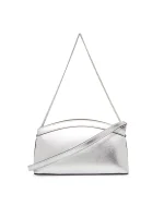 New Collection MICHAEL KORS ATHENA SMALL METALLIC LEATHER CONVERTIBLE CLUTCH