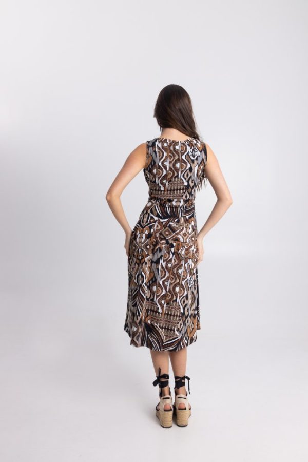 Clothing OPEN FASHION MIDI WRAP DRESS