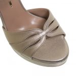 New Collection MOURTZI SATURN LEATHER SANDALS