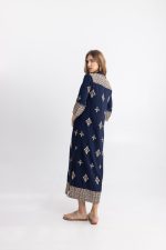Clothing OPEN FASHION  LONG DRESS WITH ETHNIC EMBROIDERY