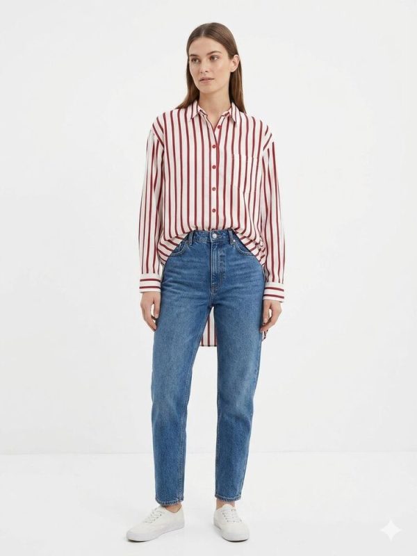 Clothes CKONTOVA POPLIN STRIPED SHIRT