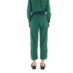 Clothes BLACK & BLACK PRINTED SHORTSLEEVE OVERSIZE SHIRT& HIGH WAIST CROP PANTS