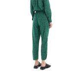 Clothes BLACK & BLACK PRINTED SHORTSLEEVE OVERSIZE SHIRT& HIGH WAIST CROP PANTS