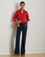 New Collection LAUREN RALPH LAUREN RELAXED FIT LINEN SHIRT