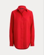 New Collection LAUREN RALPH LAUREN RELAXED FIT LINEN SHIRT