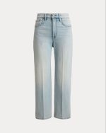New Collection LAUREN RALPH LAUREN HIGH – RISE RELAXED STRAIGHT ANKLE JEANS