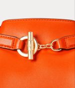 New Collection LAUREN RALPH LAUREN LEATHER MEDIUM BLAIKE BUCKET BAG