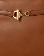 New Collection LAUREN RALPH LAUREN LEATHER LARGE BLAIKE SATCHEL