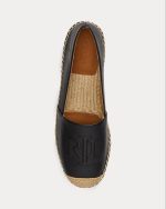 New Collection LAUREN RALPH LAUREN CAMERYN NAPPA LEATHER ESPADRILLE