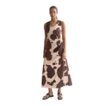 Clothes SCOTCH & SODA LINEN SLEEVELESS MIDI DRESS