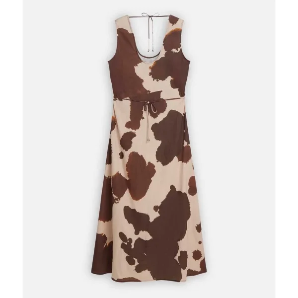Clothes SCOTCH & SODA LINEN SLEEVELESS MIDI DRESS