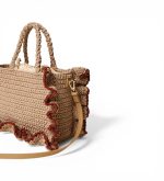 Bags TWINSET  CROCHET SHOPPER BAG WITH LOGO