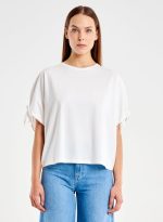 Clothes VICOLO T-SHIRT WITH LACE-UP SLEEVES
