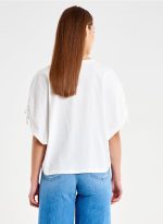Clothes VICOLO T-SHIRT WITH LACE-UP SLEEVES