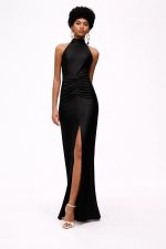 Clothes BE YOU ELASTIC LONG DRESS WITH SLIT