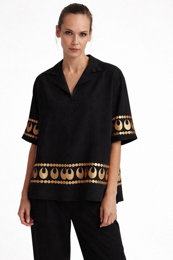 Clothes GREEK ARCHAIC KORI LINEN SELENE SHIRT V