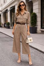 Clothes VICOLO SHIRT AND  WIDE-LEG TROUSERS