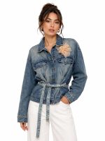 Clothes PHILIA LOFT LONG-SLEEVE DENIM JACKET