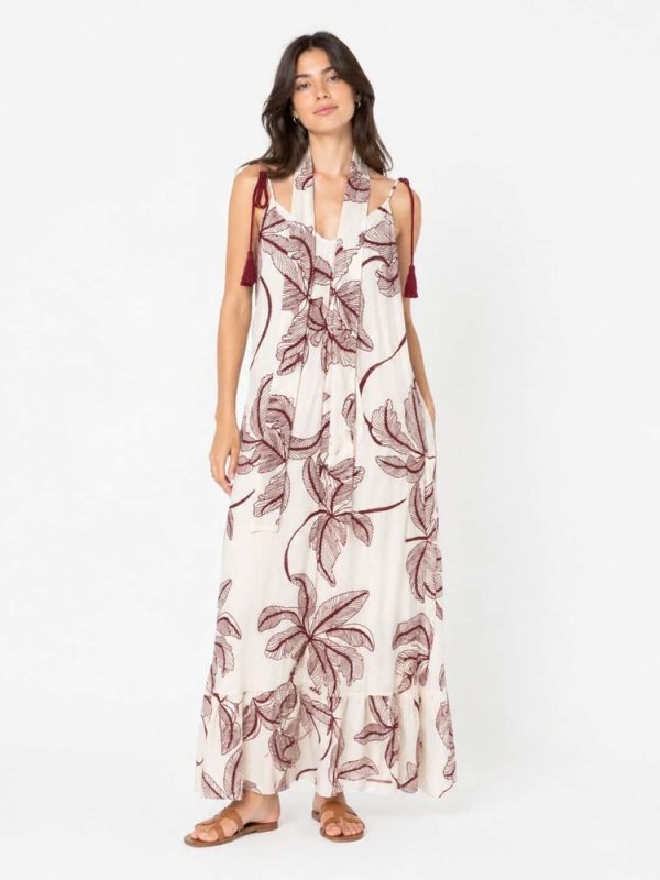 Clothes INNOCENT MAXI DRESS WITH FLOWERS
