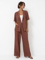 Clothes CKONTOVA EARTHY SHORTSLEEVE BLAZER AND PANTS