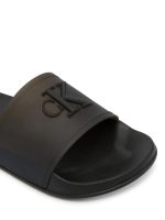 New Collection CALVIN KLEIN JEANS POOL SLIDES TRIPPLE BLACK